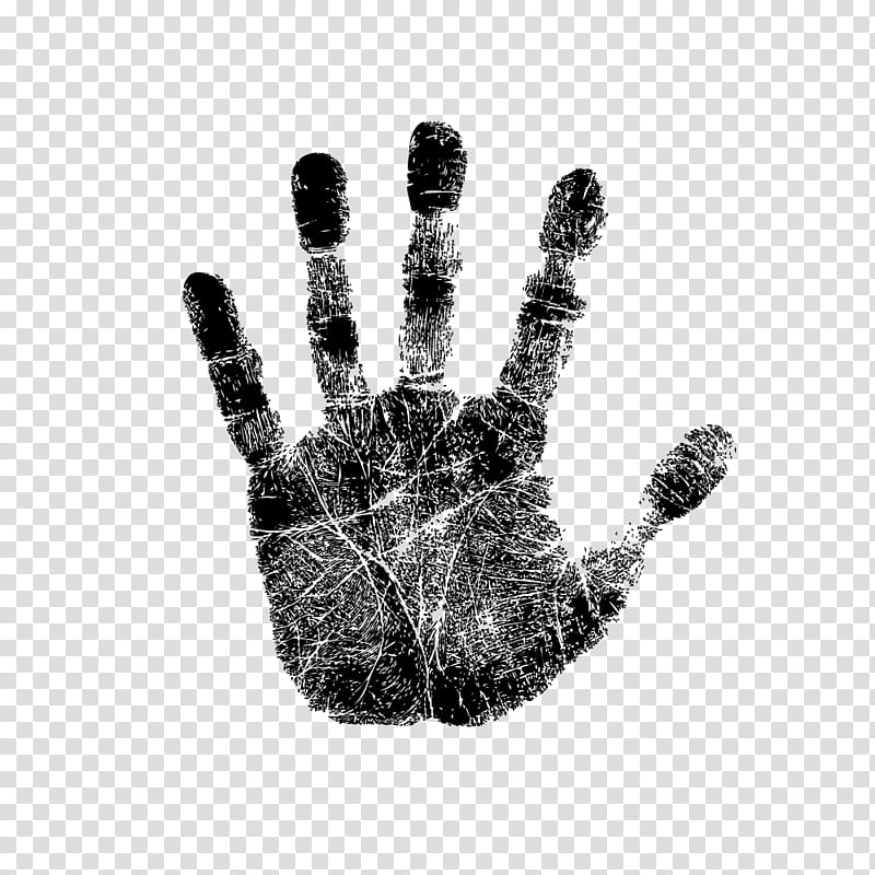 Printing Black And White, Hand, Black And White
, Finger transparent background PNG clipart