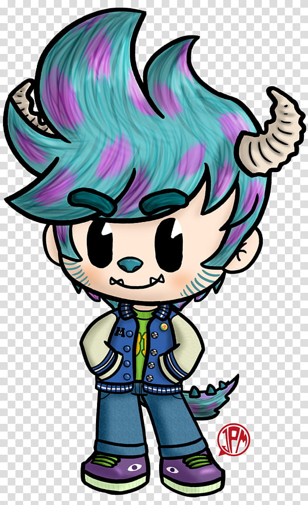 Gijinka chibi Sulley comission transparent background PNG clipart