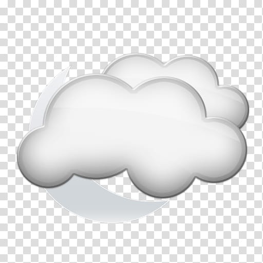 SILq Weather Icons, heavy cloudy night transparent background PNG clipart