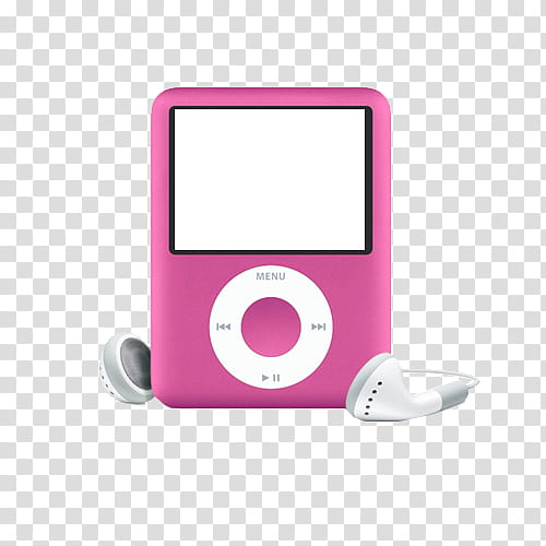Ipods, pink iPod nano transparent background PNG clipart