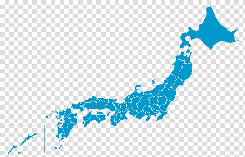 Japan, Map, Prefectures Of Japan, World Map, Water, Text, Aqua, Line transparent background PNG clipart