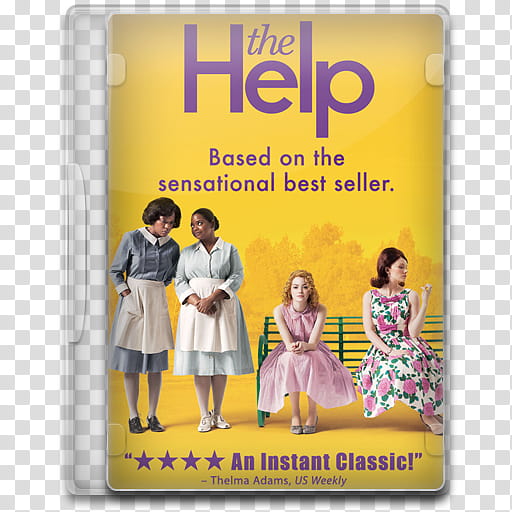Movie Icon Mega , The Help, An Instant Classic! The Help movie case transparent background PNG clipart