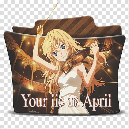Your lie in april Folder Icon, Your lie in april Folder Icon transparent background PNG clipart