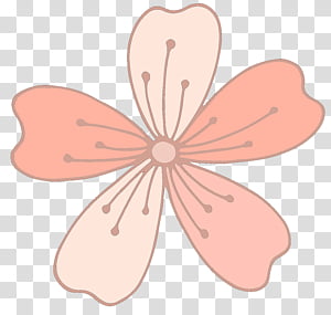 pink petal leaf plant, Flower transparent background PNG clipart thumbnail