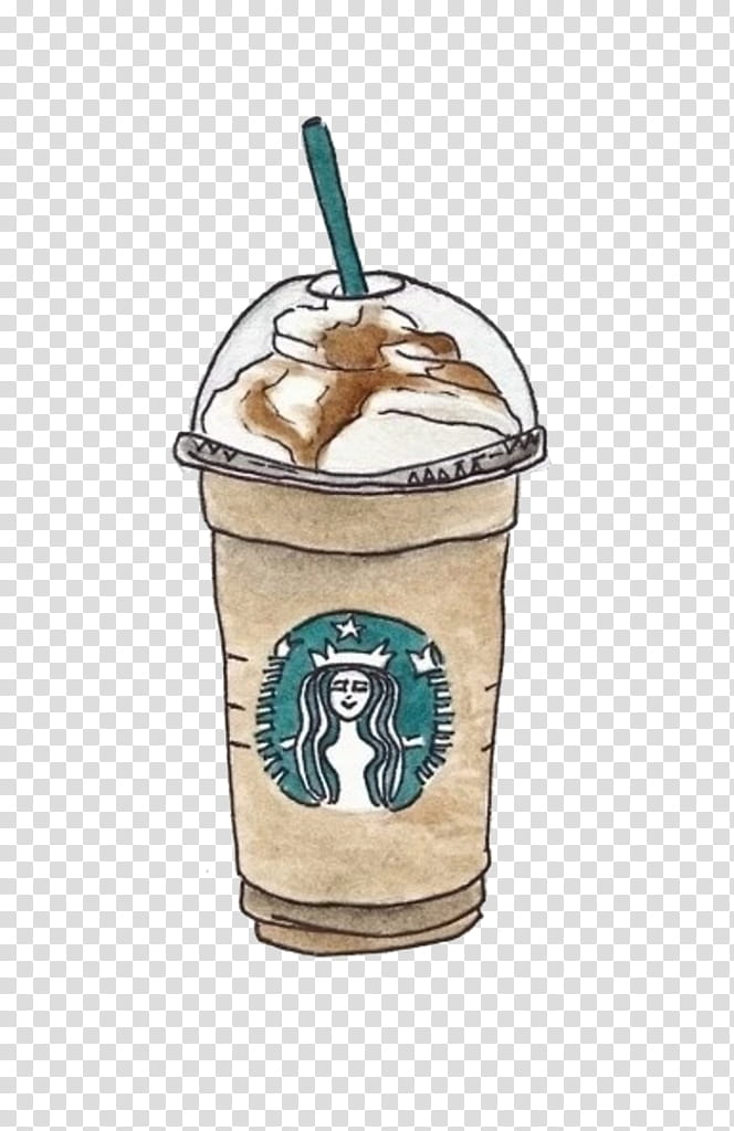 Starbucks Cup, Coffee, Drawing, Frappuccino, Latte, Watercolor Painting, Starbucks Cold Cup, Art transparent background PNG clipart