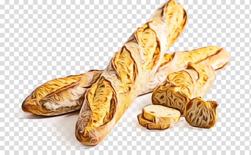 Watercolor Plant, Paint, Wet Ink, Bread, Empanada, Food, Baguette, Cuisine transparent background PNG clipart