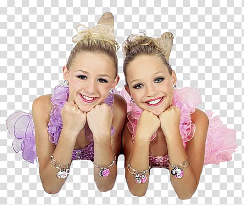 Maddie Ziegler y Chloe Lukasiak transparent background PNG clipart