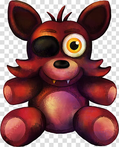 Five Nights at Freddy&#;s FNaF Foxy Plush, bear with eye patch illustration transparent background PNG clipart