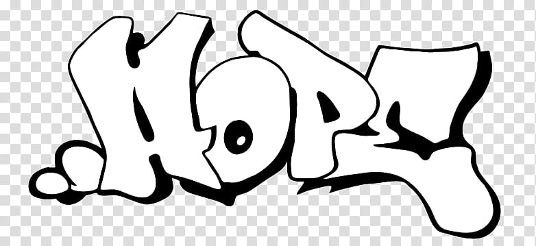 Hope Graffiti Custom Shapes transparent background PNG clipart