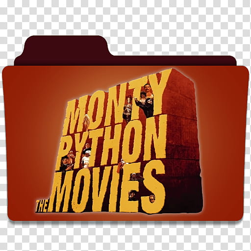 Monty Python Folder Icons, monty python the movies v transparent background PNG clipart