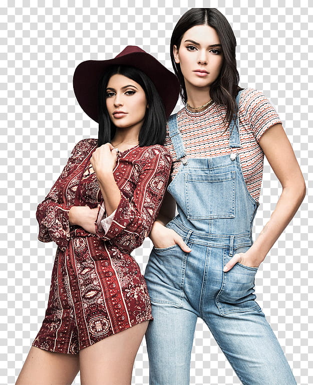 Kendall Jenner y Kylie Jenner transparent background PNG clipart