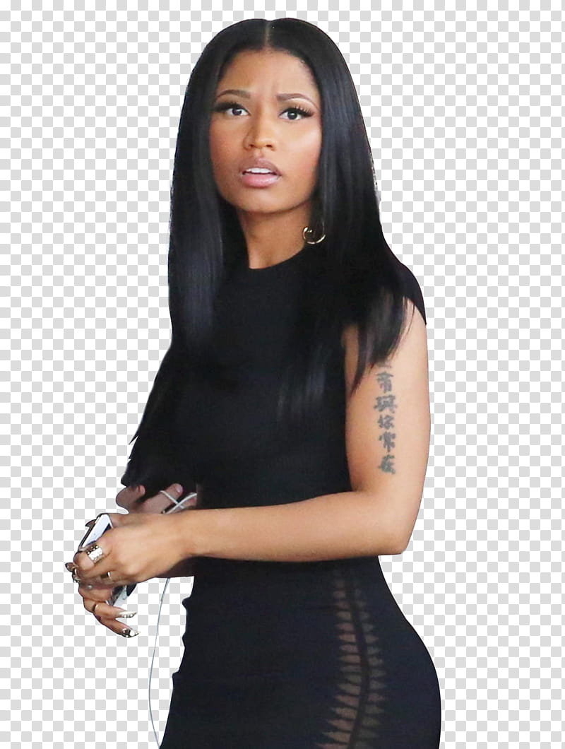 Nicki Minaj CANDID transparent background PNG clipart