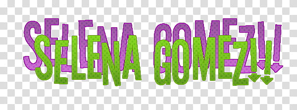 Selena Gomez Texto transparent background PNG clipart