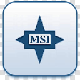 Albook extended blue , MSI logo transparent background PNG clipart