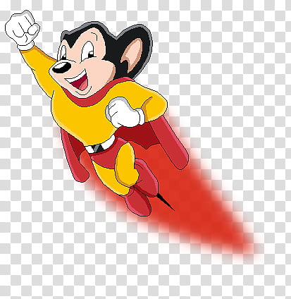 Mighty Mouse transparent background PNG clipart