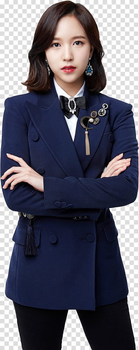 TWICE ONCE nd TWICEZINE, women's blue formal suit jacket transparent background PNG clipart
