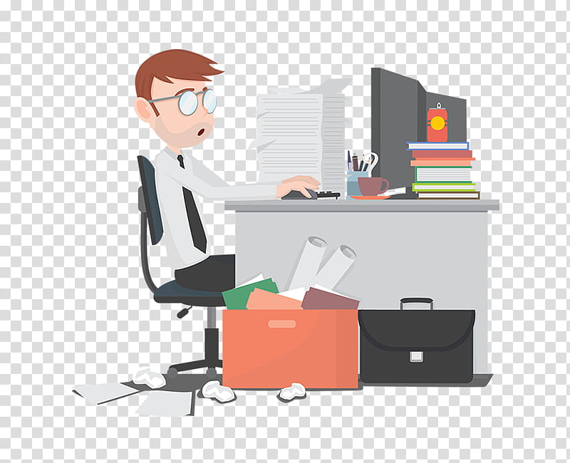 Management Job, Web Development, Drawing, Businessperson, Cartoon, Desk, Furniture, Office transparent background PNG clipart