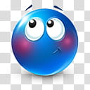 Very emotional emoticons , , blue emoji icon transparent background PNG clipart
