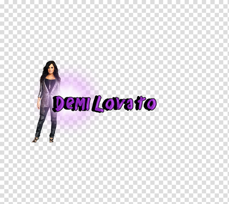 Demi Lovato Text transparent background PNG clipart