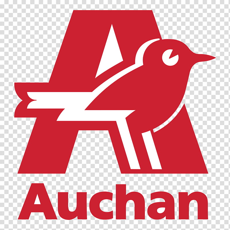 Auchan Red, Logo, cdr transparent background PNG clipart
