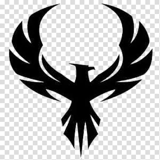 Phoenix Bird, Symbol, Logo, Sticker, Decal, Eagle, Black And White
, Leaf transparent background PNG clipart