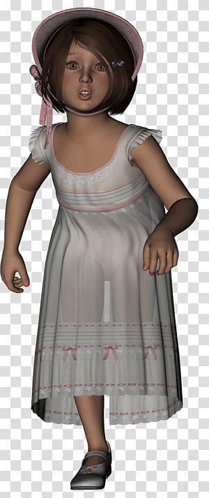 children 002, girl doll transparent background PNG clipart thumbnail