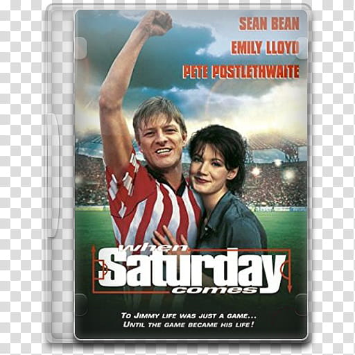 Movie Icon Mega , When Saturday Comes, When Saturday Comes DVD case transparent background PNG clipart