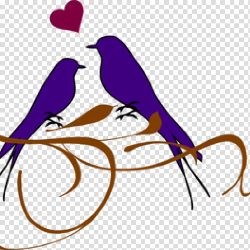 Love Background Heart, Lovebird, Pigeons And Doves, Silhouette, Animal, Beak, Purple, Violet transparent background PNG clipart