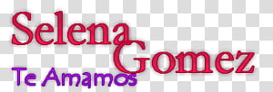Texto de Selena Gomez transparent background PNG clipart thumbnail