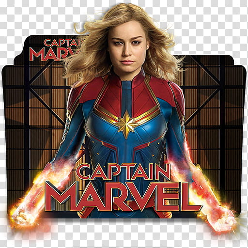 MCU Phase Three Folder Icon , Captain Marvel () transparent background PNG clipart