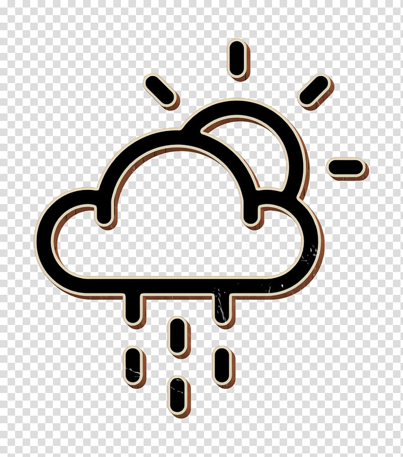 cloud icon day icon drop icon, Forecast Icon, Rain Icon, Shine Icon, Sun Icon, Weather Icon, Line transparent background PNG clipart