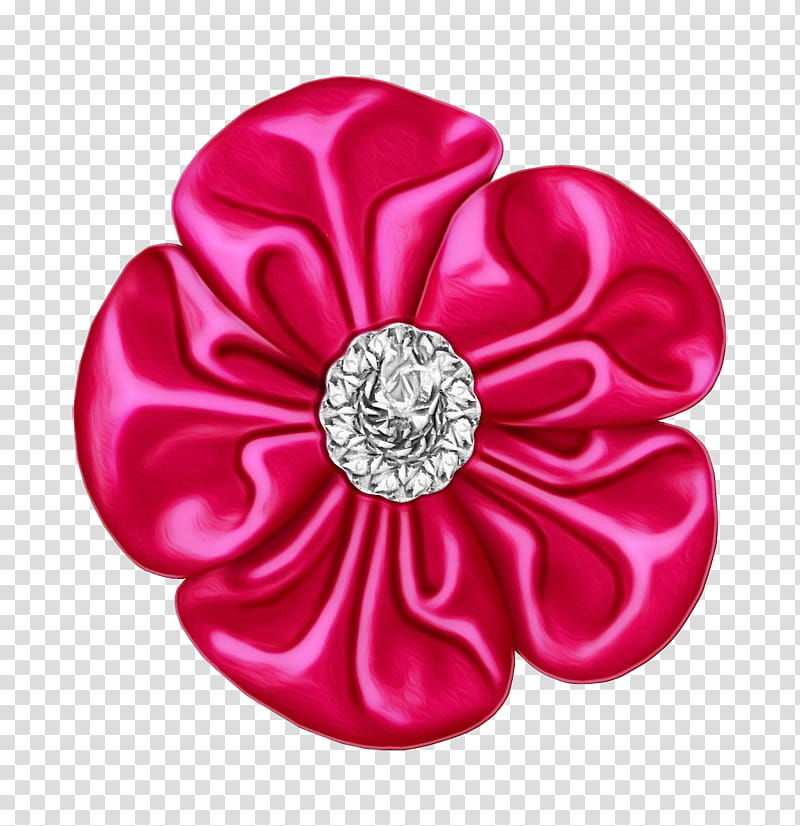 Pink Flower, Cut Flowers, Rose Family, Petal, Red, Magenta, Plant, Jewellery transparent background PNG clipart