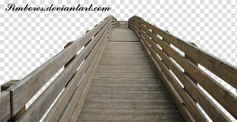 Wood bridge, brown wooden bridge transparent background PNG clipart