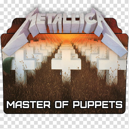 Metallica, Master of Puppets , BlueShark transparent background PNG clipart