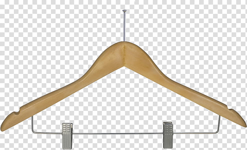 Wooden Table, Clothes Hanger, Clothing, Closet, Only Hangers, Pants, Ceiling, Triangle transparent background PNG clipart