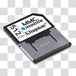 Some media audio icons , jhn, gray and black Kingston  MB MMC mobile SD CARD transparent background PNG clipart
