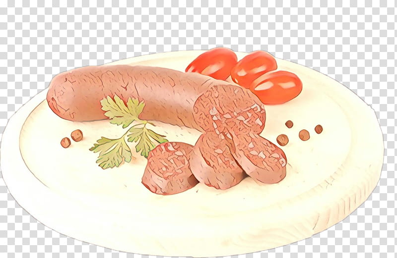 food bologna sausage frankfurter würstchen vienna sausage cuisine, Cervelat, Liverwurst, Dish, Meat transparent background PNG clipart