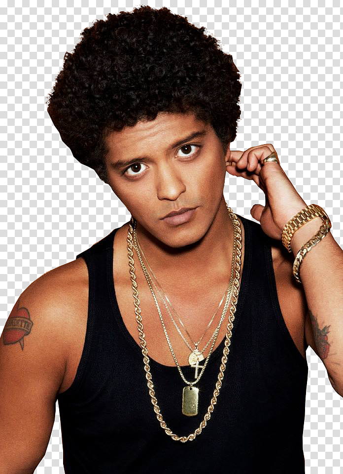 Bruno Mars transparent background PNG clipart