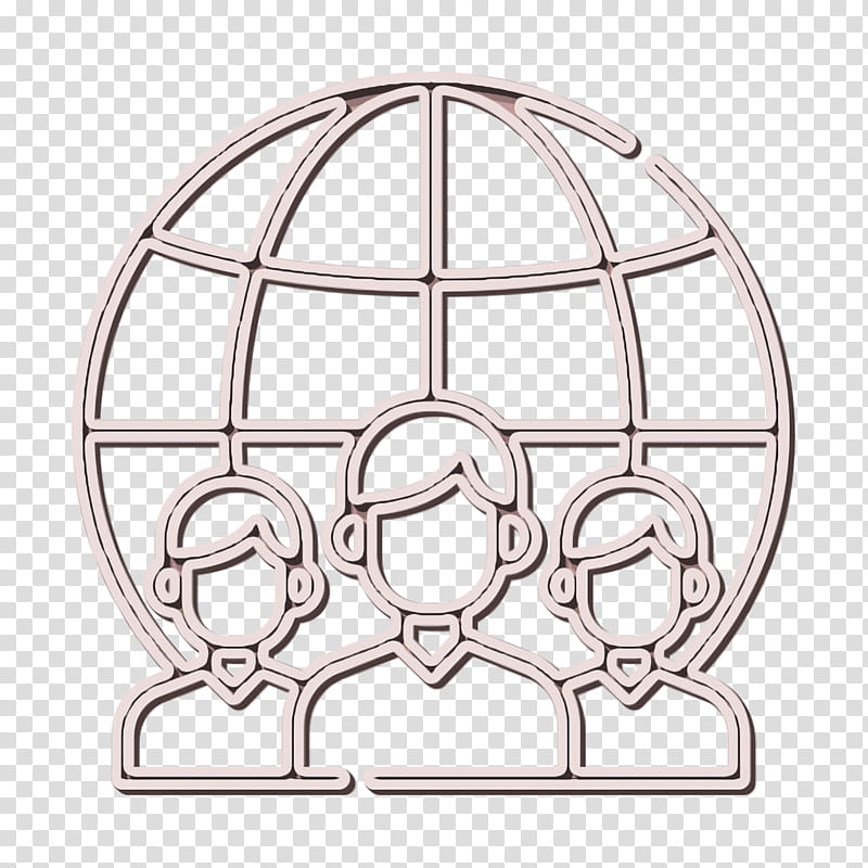 Team Icon, Global Icon, Business And Office Icon, Icon Design, User, Pictogram, Line Art transparent background PNG clipart