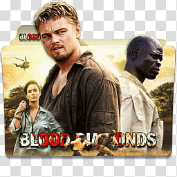 Leonardo DiCaprio Movie Collection Folder Ico , Blood Diamonds_x transparent background PNG clipart