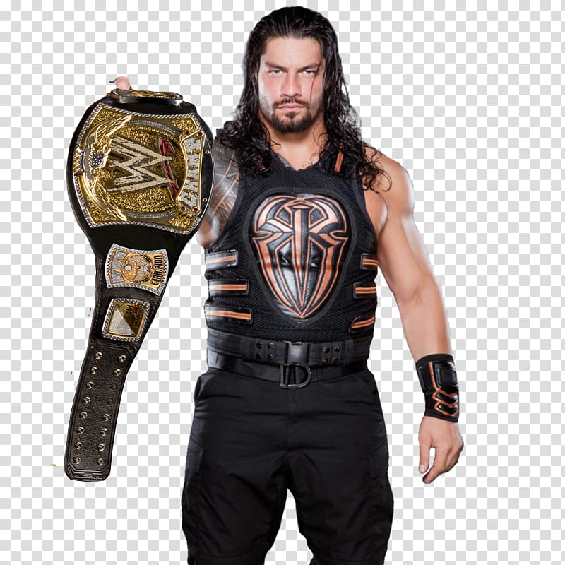 roman reigns WWE champion belt transparent background PNG clipart