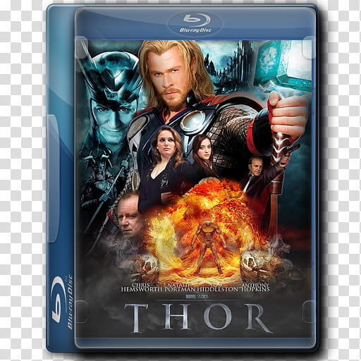 BLURAY PLASTIC CASE REDESIGNED, THOR transparent background PNG clipart
