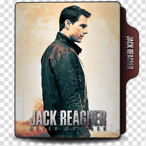 Jack Reacher Collection Folder Icons, Jack Reacher, Never Go Back v transparent background PNG clipart