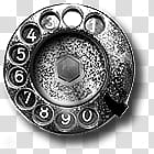 Steampunk Dial GreyScale Skype Icon, dial transparent background PNG clipart