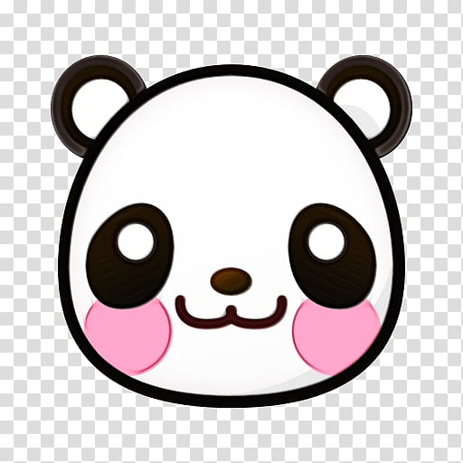 Bear Emoji, Giant Panda, Emoticon, Cuteness, Art Emoji, Mobile Phones, Sticker, Cartoon transparent background PNG clipart