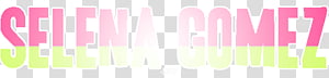 Texto Selena Gomez transparent background PNG clipart thumbnail