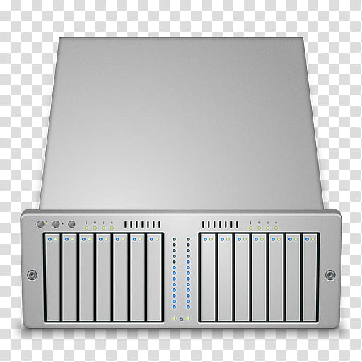 iLeopard Icon E, XServe RAID, rectangular gray device illustration transparent background PNG clipart
