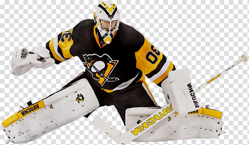 Winter, College Ice Hockey, Goaltender, Yellow, Bandy, Personal Protective Equipment, Ice Hockey Position, Sports Gear transparent background PNG clipart