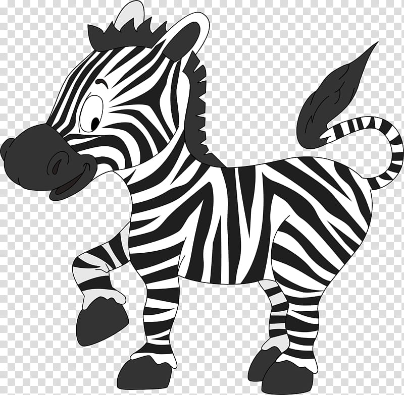 Zebra, Quagga, Drawing, Horse, Animal, Cartoon, Charming, Cco Licence transparent background PNG clipart