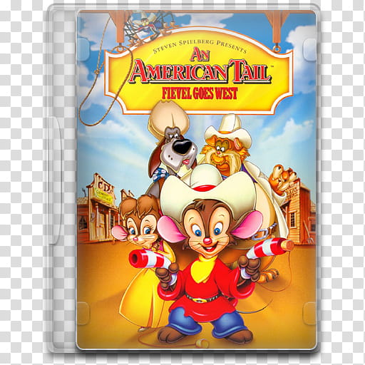 Movie Icon Mega , An American Tail, Fievel Goes West, An American Tail poster transparent background PNG clipart